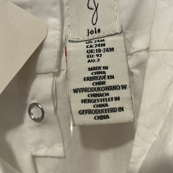 Joie White Baby Dress with Floral Design - Picture 8 of 8